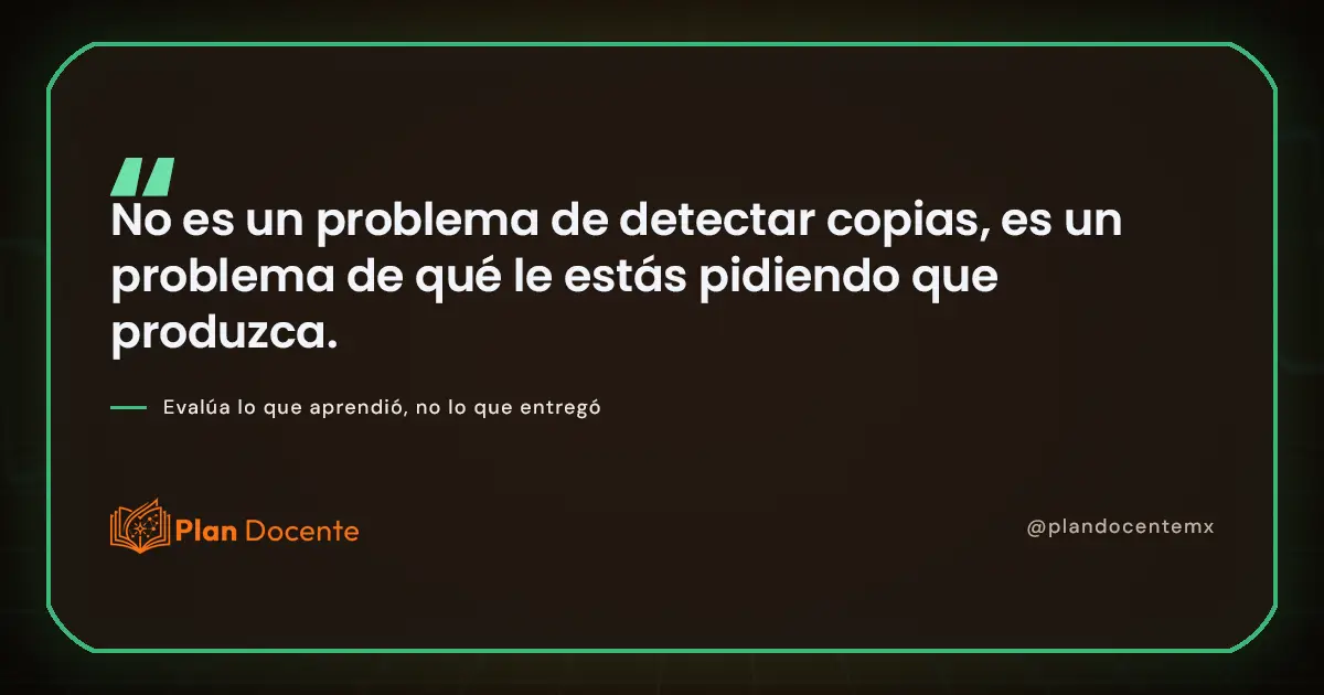 Evaluar en la era de ChatGPT: tareas a prueba de copiar y pegar