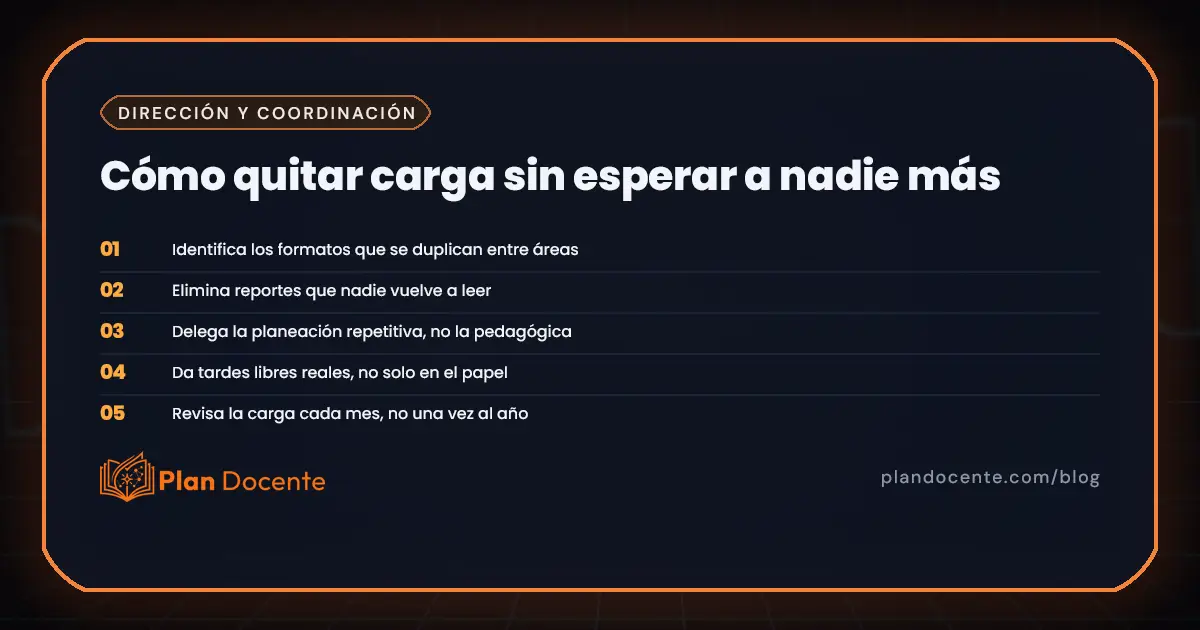 Retención docente: menos carga administrativa, menos rotación