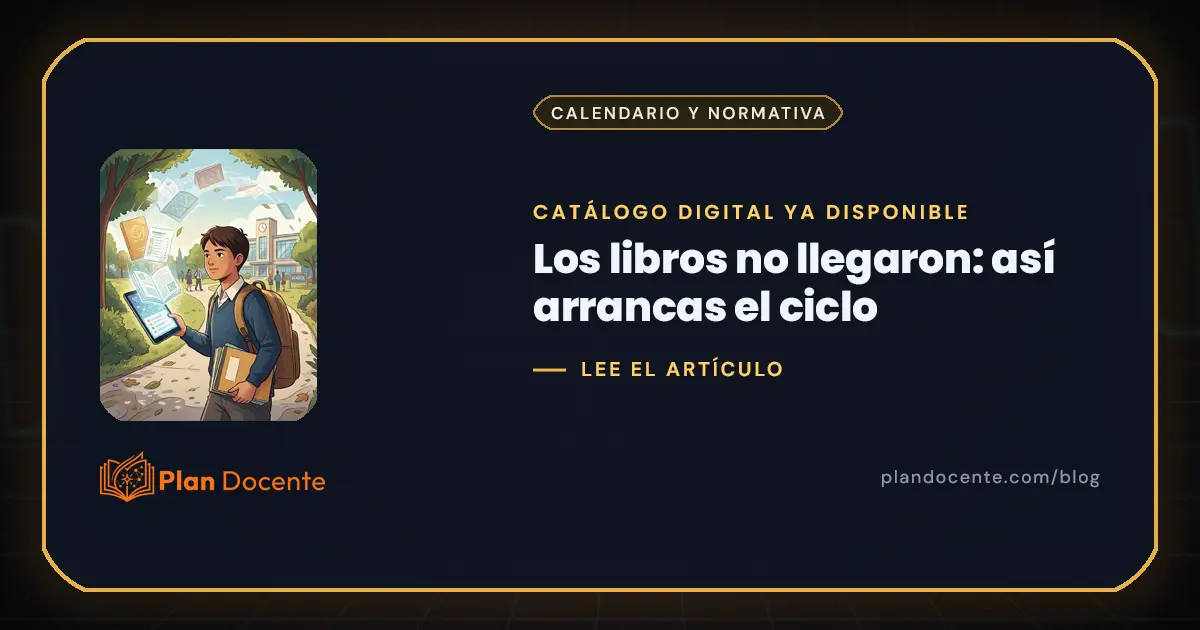 Libros de texto no llegaron: cómo arrancar el ciclo