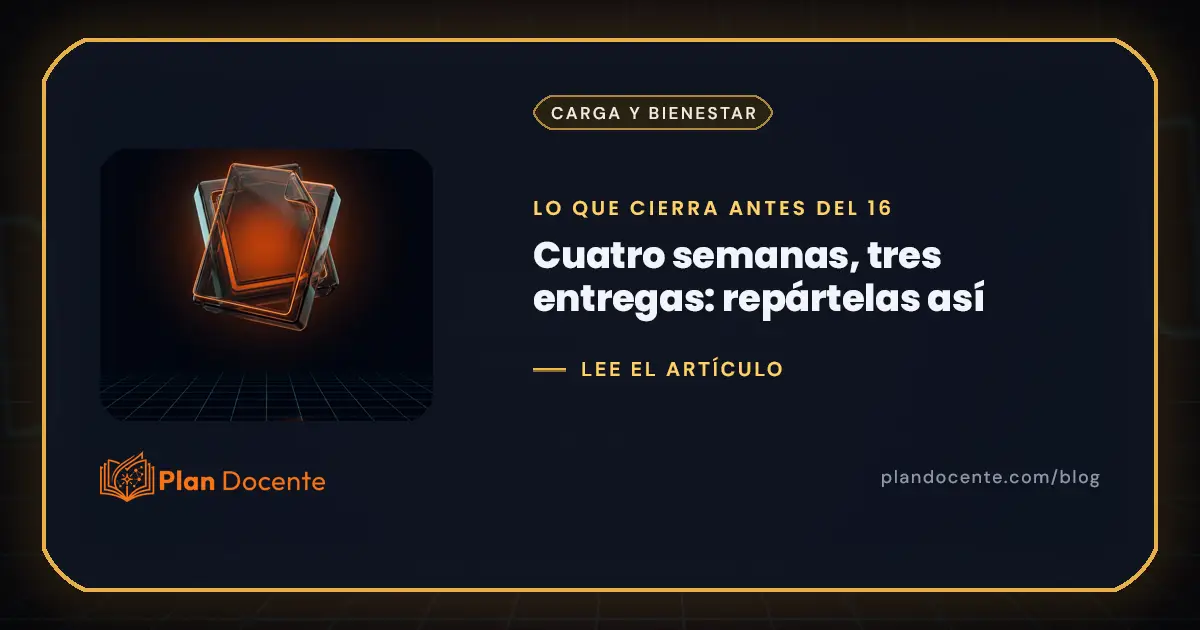 Las entregas de septiembre: repártelas para no ahogarte