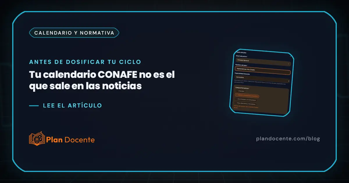 Calendario comunitario CONAFE 2026-2027: qué revisar