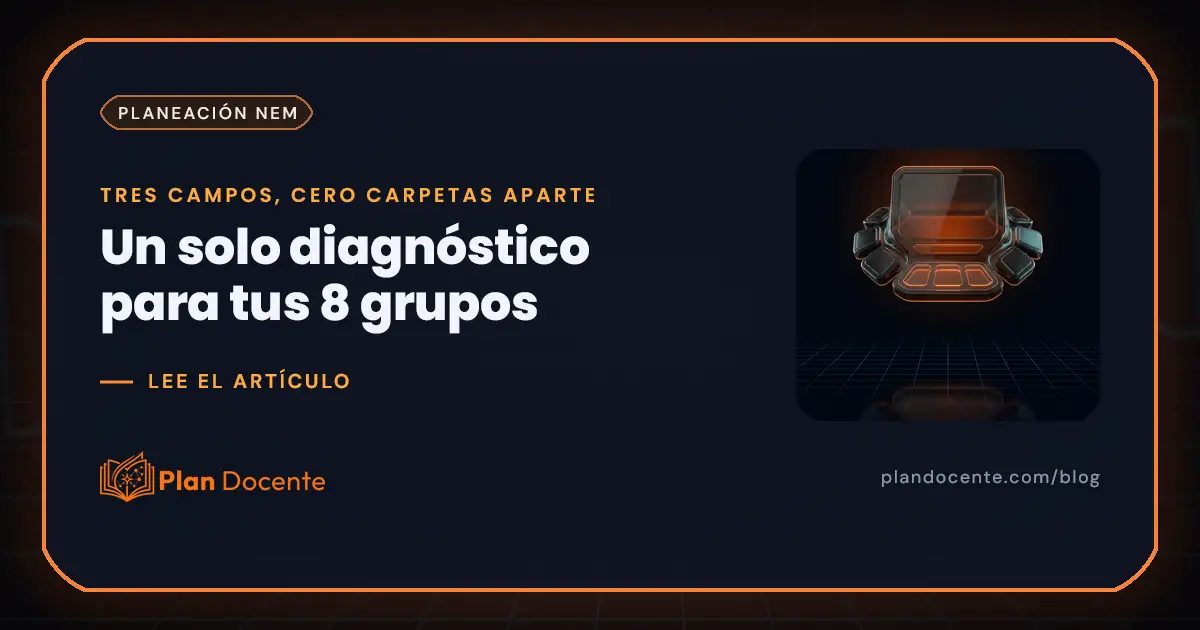 Diagnóstico inicial en secundaria: un solo instrumento