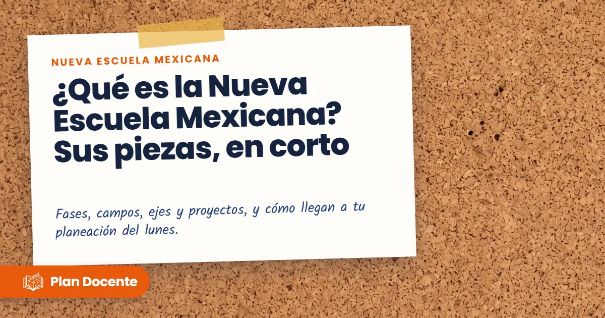 ¿Qué es la Nueva Escuela Mexicana? Sus piezas, en corto