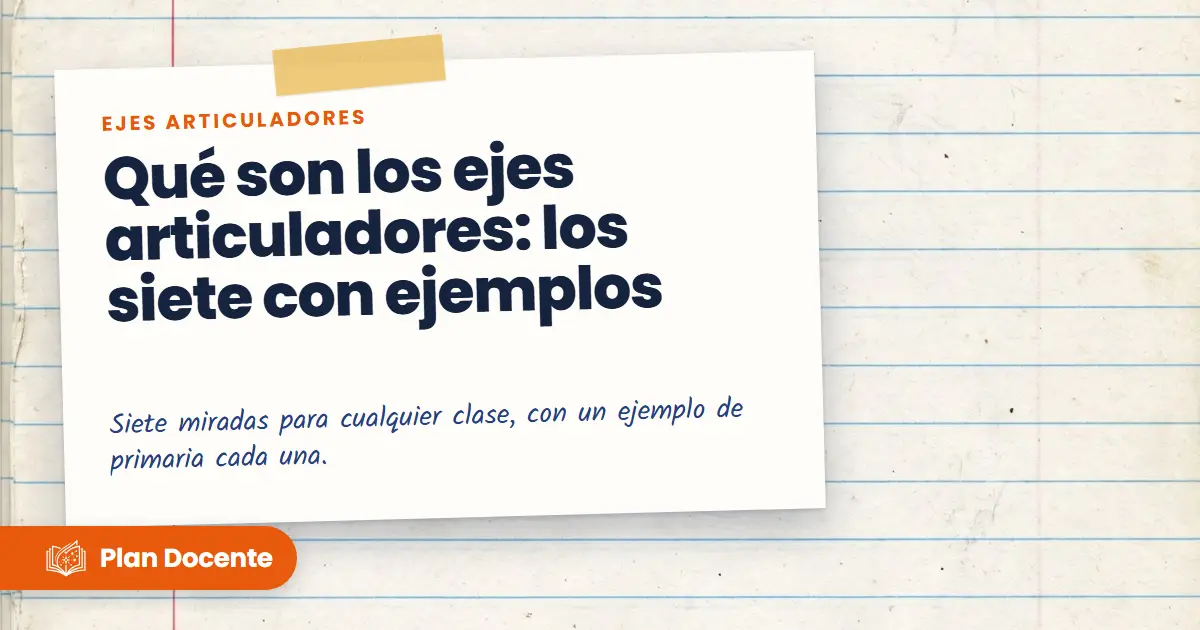 Qué son los ejes articuladores: los siete con ejemplos
